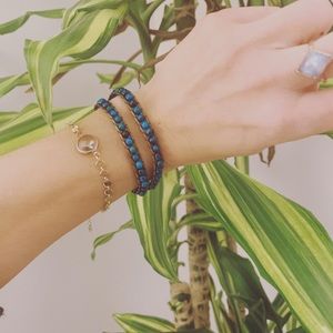 Stoned Space Turquoise (double wrap)